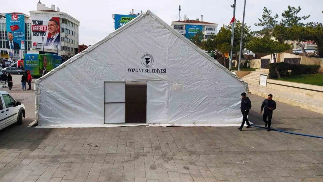 Yozgat Belediyesi iftar çadırında günlük bin kişiye yemek verecek