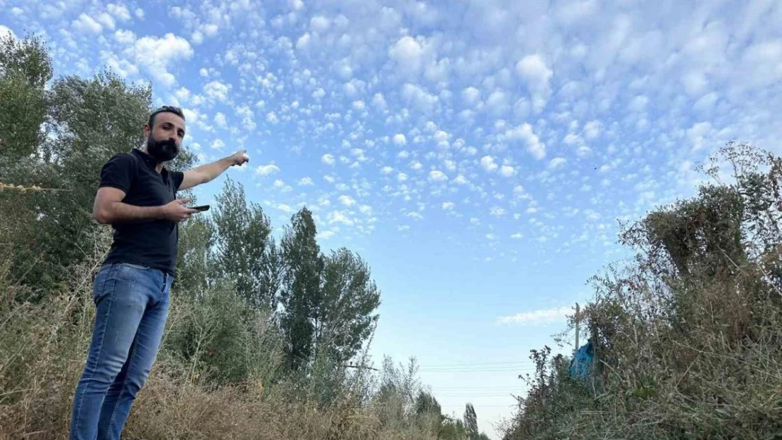 Yüksekova'da 'Sirrokümülüs bulutları' görsel şölen sundu