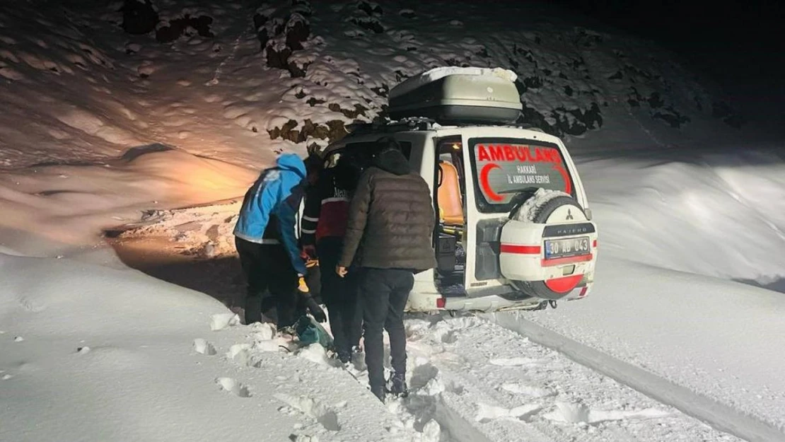 Yüksekova'da hipertansiyon hastası kadın 4 saatlik çalışma sonucu kurtarıldı