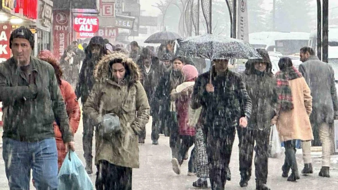 Yüksekova'da kar yağışı