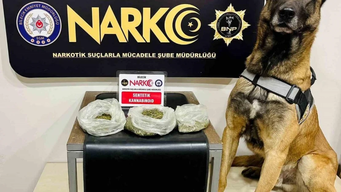 Zehir tacirleri narkotik köpeğinden kaçamadı