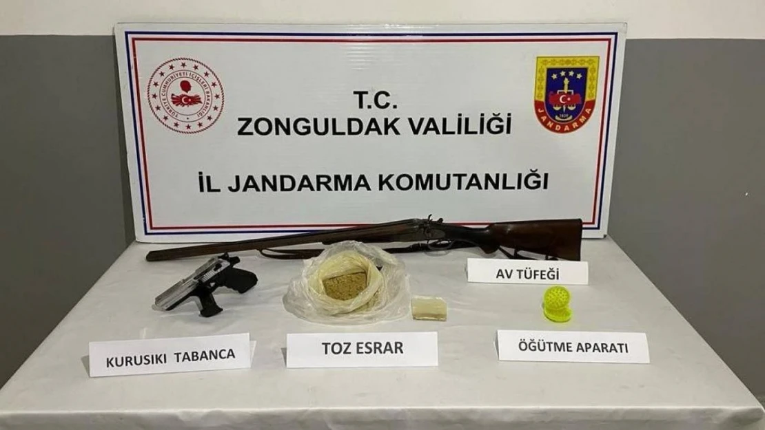 Zonguldak'da uyuşturucu operasyonu: 4 tutuklama