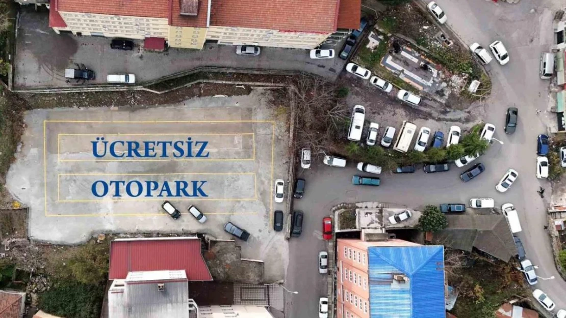 Zonguldak'ta yeni ücretsiz otopark alanı açılıyor