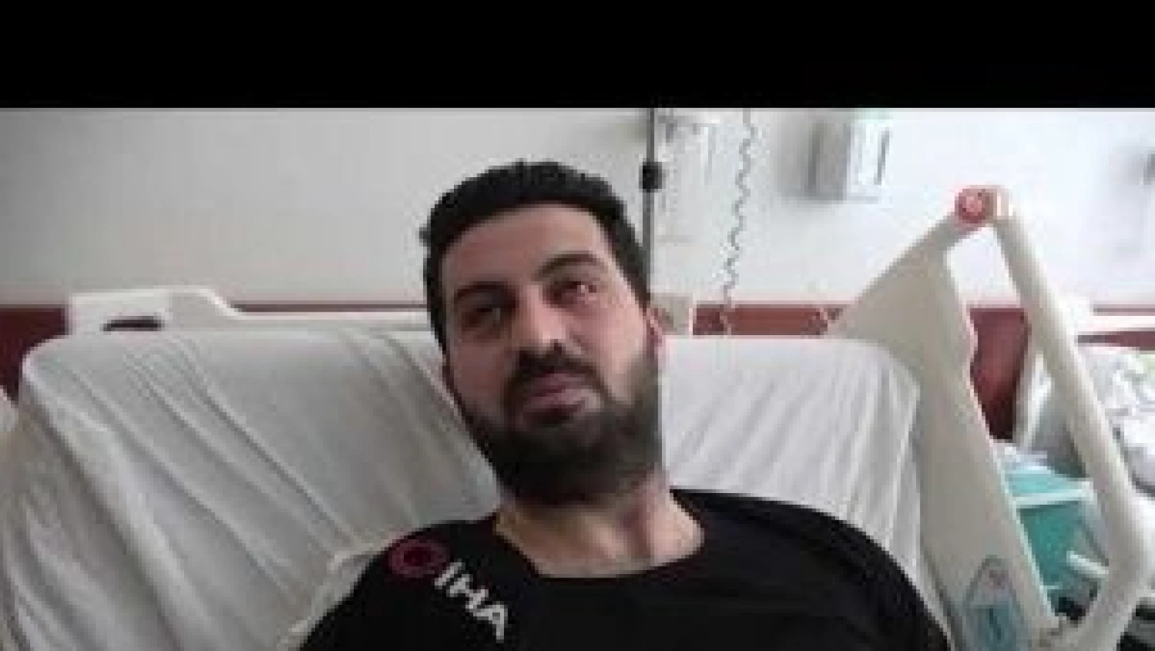 Ailesini çıkardı, kendisi son anda yaralı kurtuldu: 'Oğlum yatağa değse sıçrıyorum'