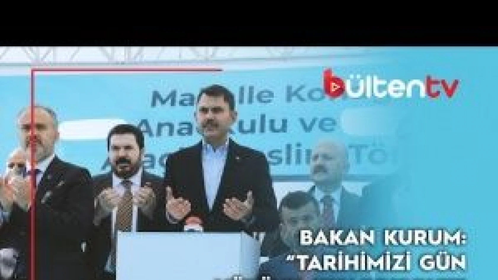 Bakan Murat Kurum, Ağrı'daki mahalle konağının temel atma töreninde konuştu