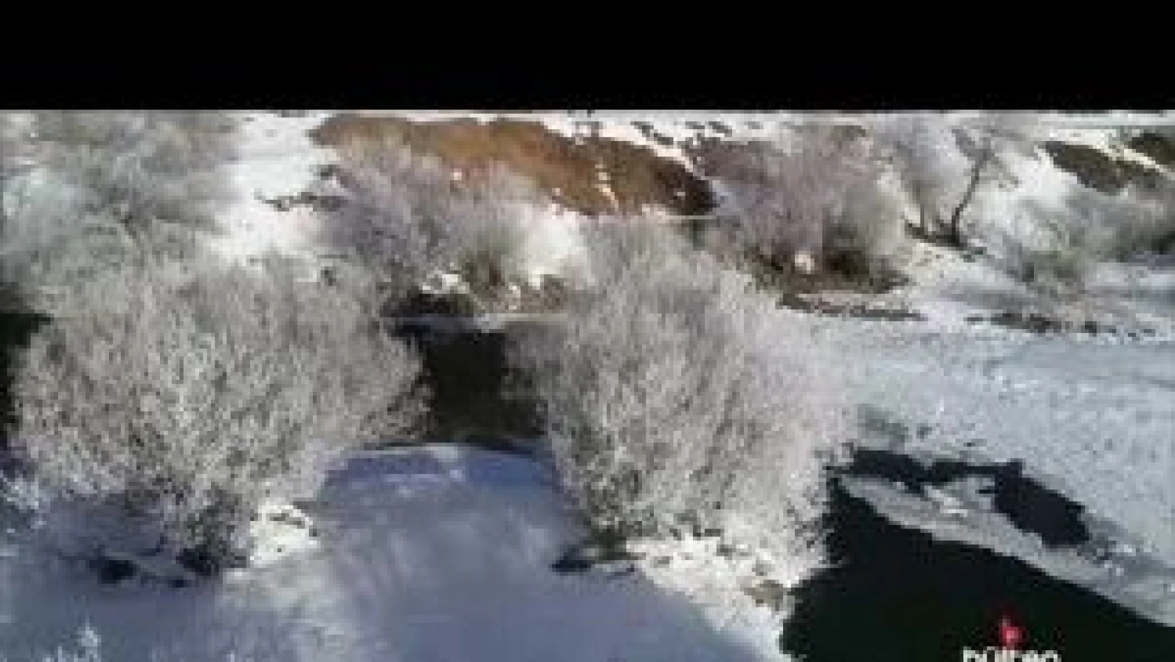 Bingöl'de Perisu Çayı'nda kış güzelliği yaşanıyor