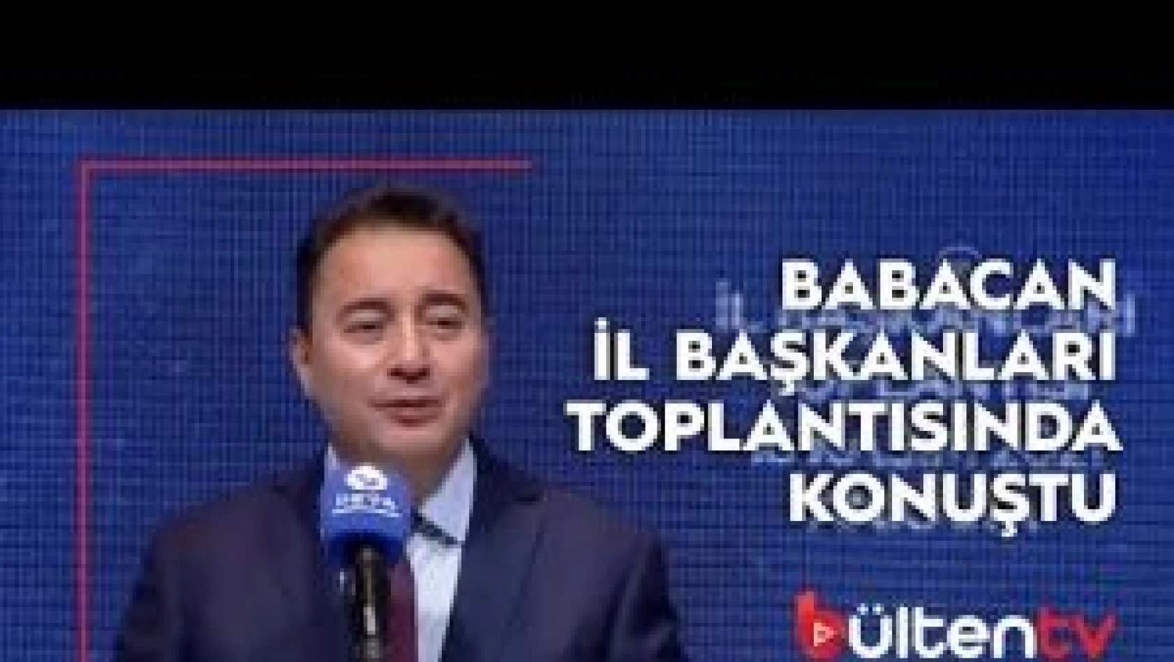 DEVA Partisi Genel Başkanı Ali Babacan: &quotParamız pul oluyor"