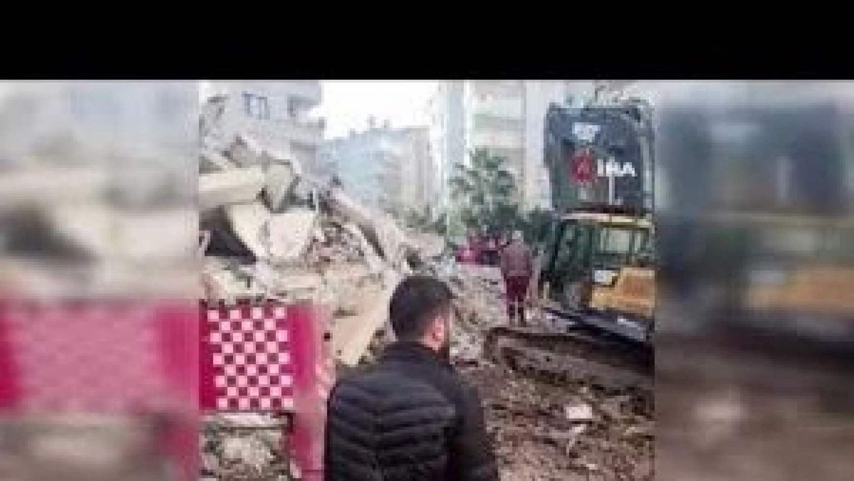 Enkaz kurtarma çalışmalarında artçı depreme böyle yakalandılar