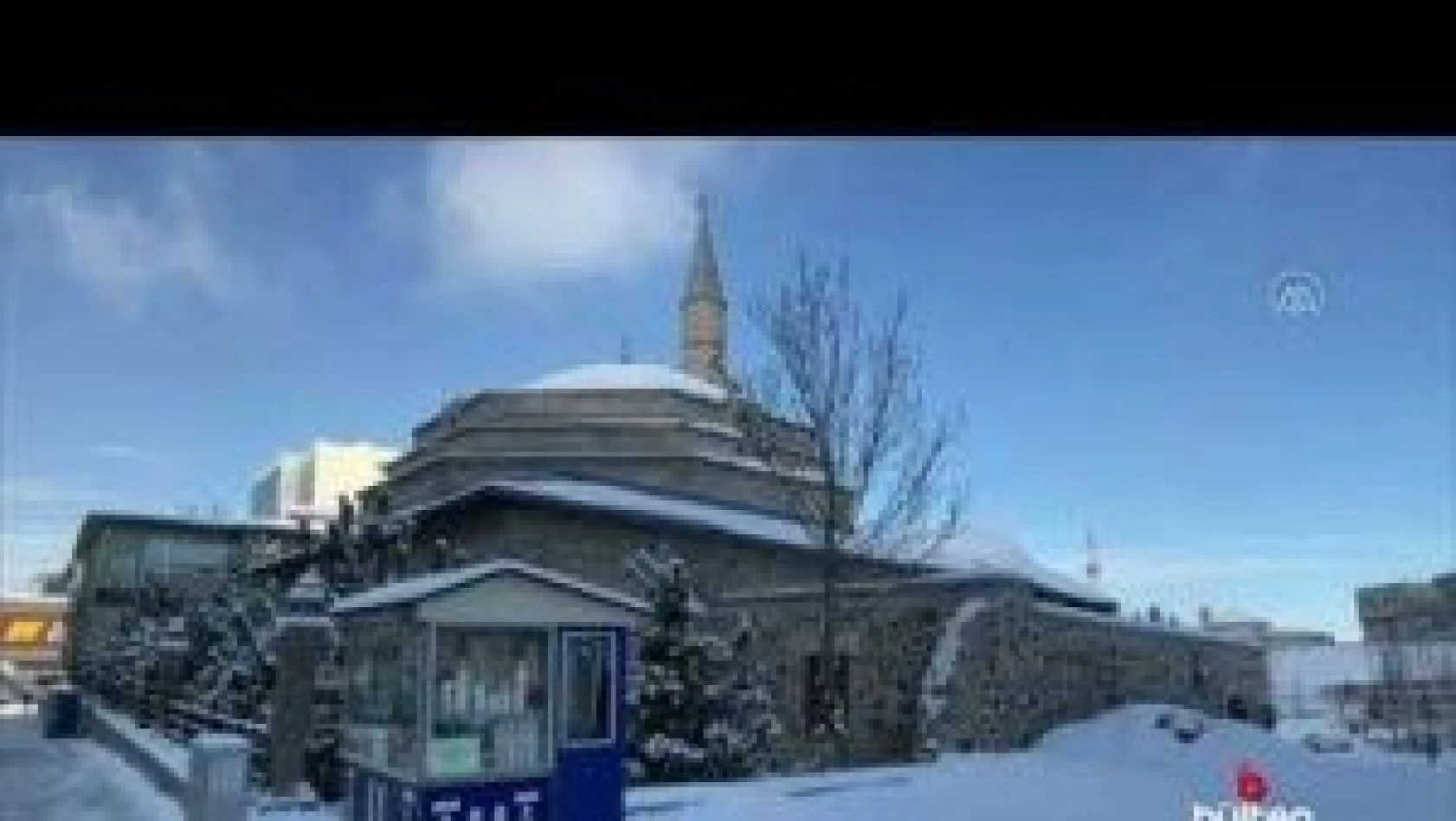 Erzurum'da dondurucu soğuklar etkisini sürdürüyor