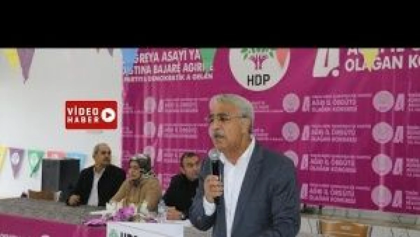 HDP Eş Genel Başkanı Mithat Sancar Ağrı'da konuştu: &quotBeyoğlu'ndaki saldırı vahşettir."