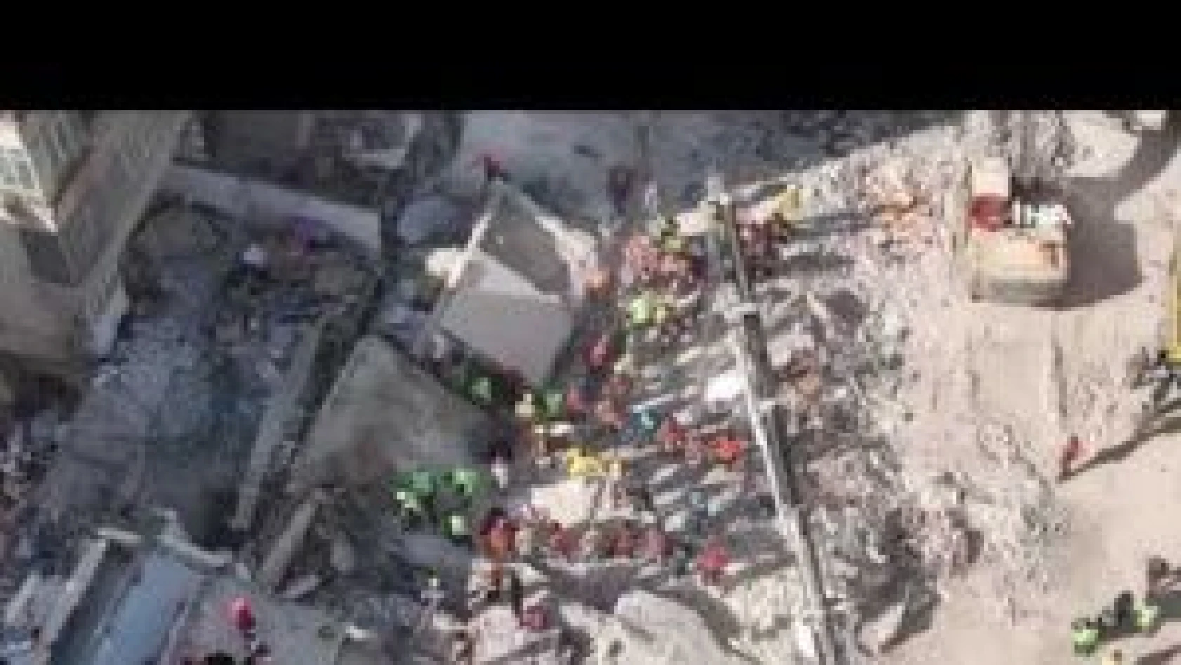 Şanlıurfa'da depremde 114 vatandaşın öldüğü binalar havadan görüntülendi