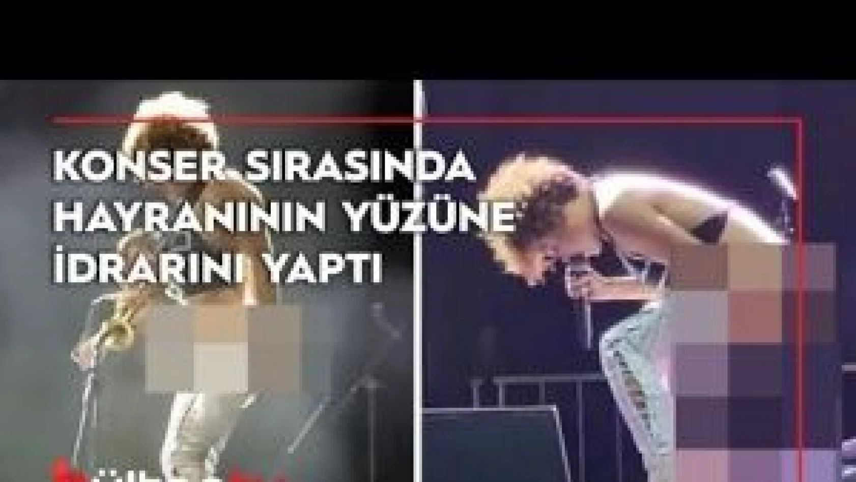 Şarkıcı Sophia Urista, konser sırasında hayranının yüzüne idrarını yaptı