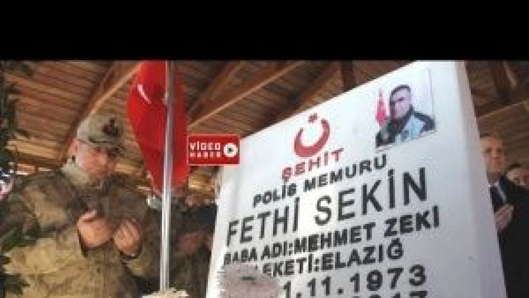 Şehit polis memuru Fethi Sekin'in kabri başında anıldı