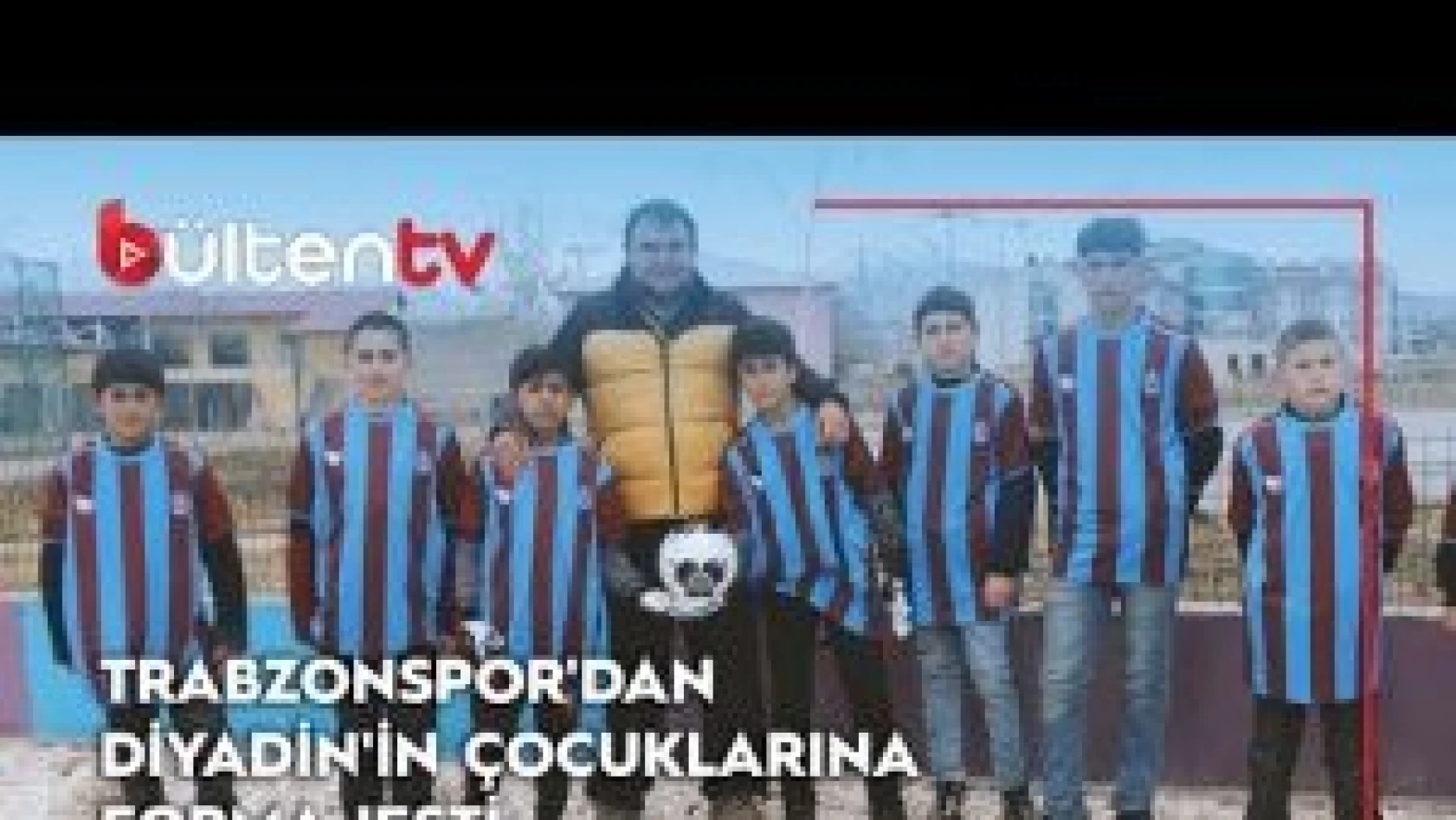 Trabzonspor'dan Diyadin'in çocuklarına forma jesti