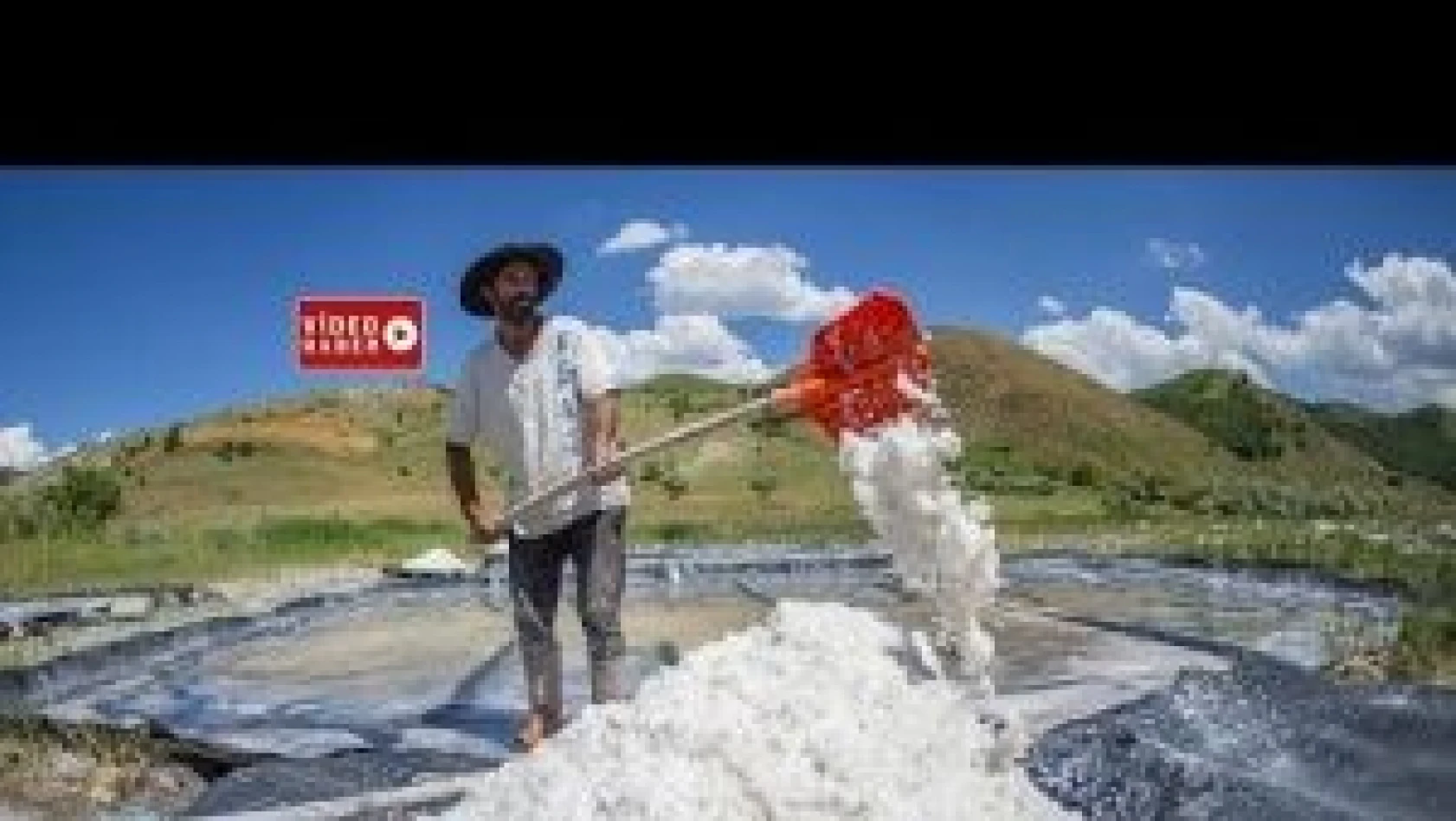 Tunceli Pülümür'de tuz mesaisi başladı