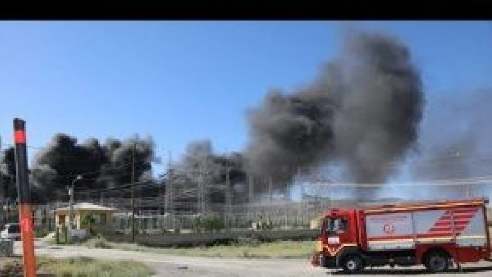 Van Başkale'de trafo merkezi yandı