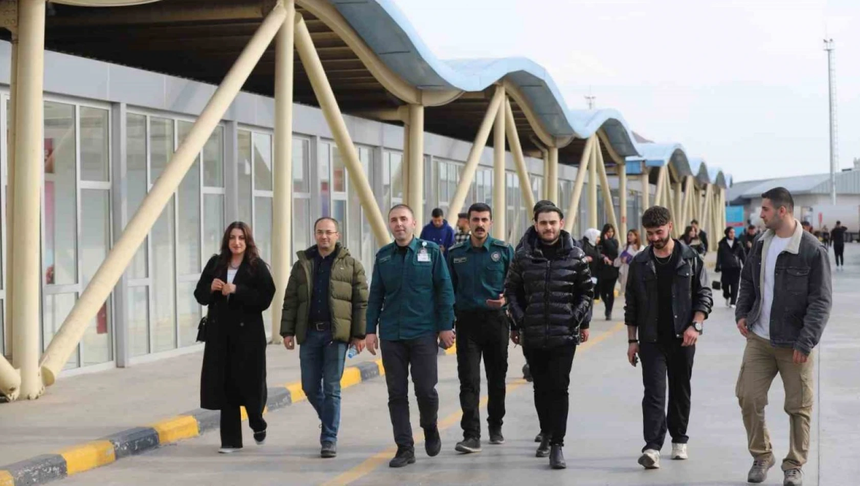 Iğdır Üniversitesi öğrencilerinden Dilucu Sınır Kapısı'na teknik gezi