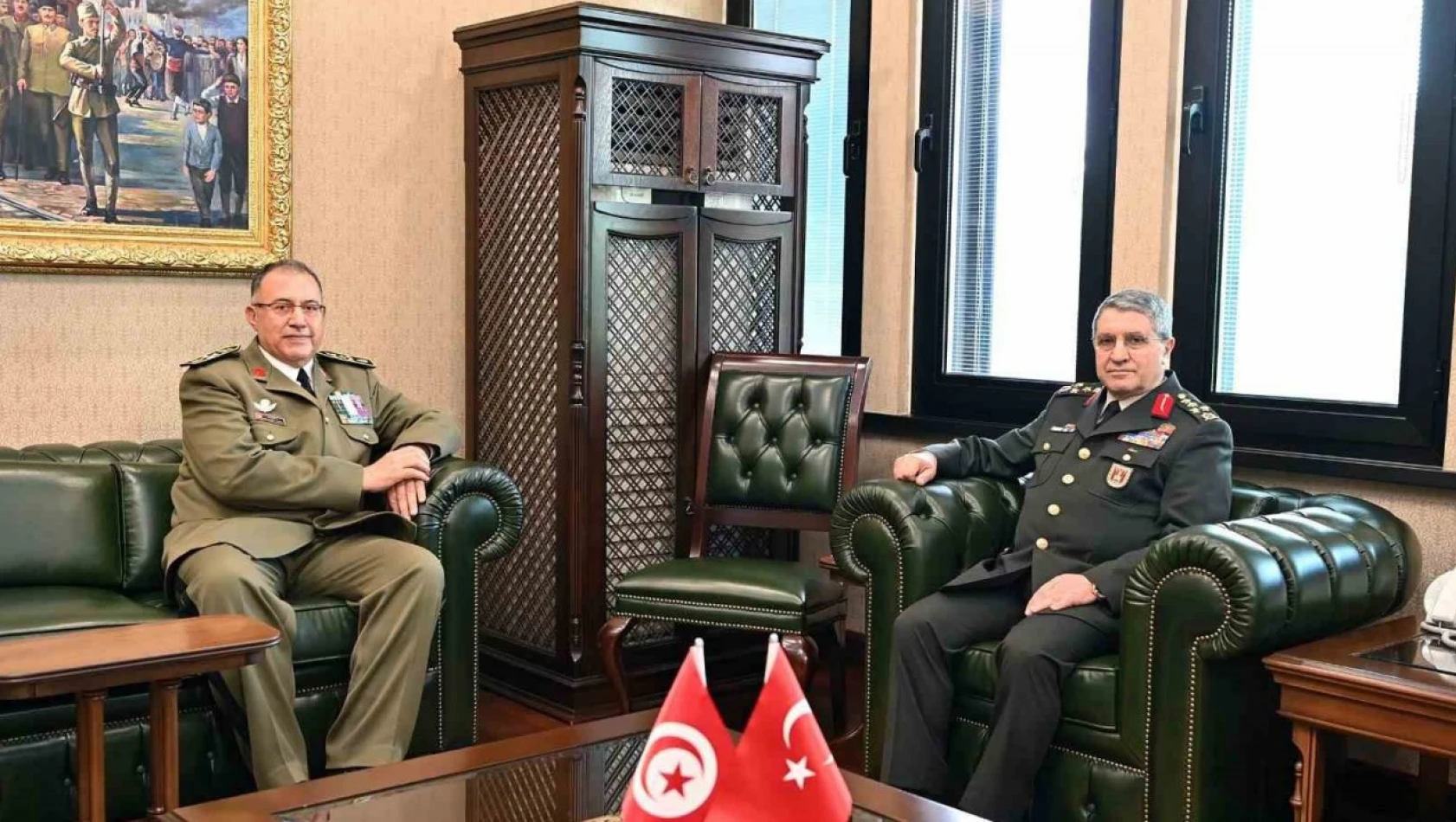 Tunus Kara Kuvvetleri Komutanı Korgeneral Ghoul Ankara'ya geldi