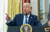 Trump, Suriye'ye yönelik tüm yaptırımları kaldıracaklarını açıklayarak,  Cumhurbaşkanı Recep Tayyip Erdoğan ve Suudi Arabistan Veliaht Prens Muhammed bin Selman'la karar aldığını ifade etti