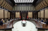 Cumhurbaşkanı Erdoğan, Cumhurbaşkanlığı Politika Kurullarının başkanvekillerini kabul etti