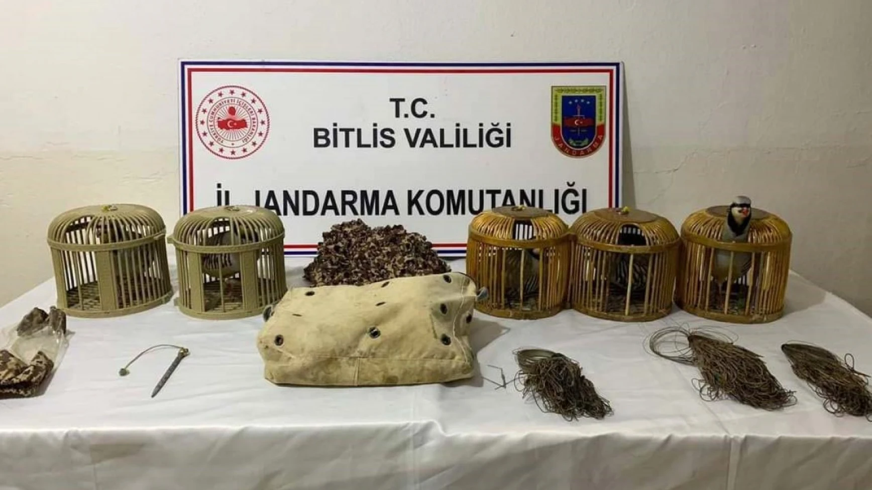 Bitlis'te keklik avlayan 2 kişiye 63 bin lira para cezası uygulandı