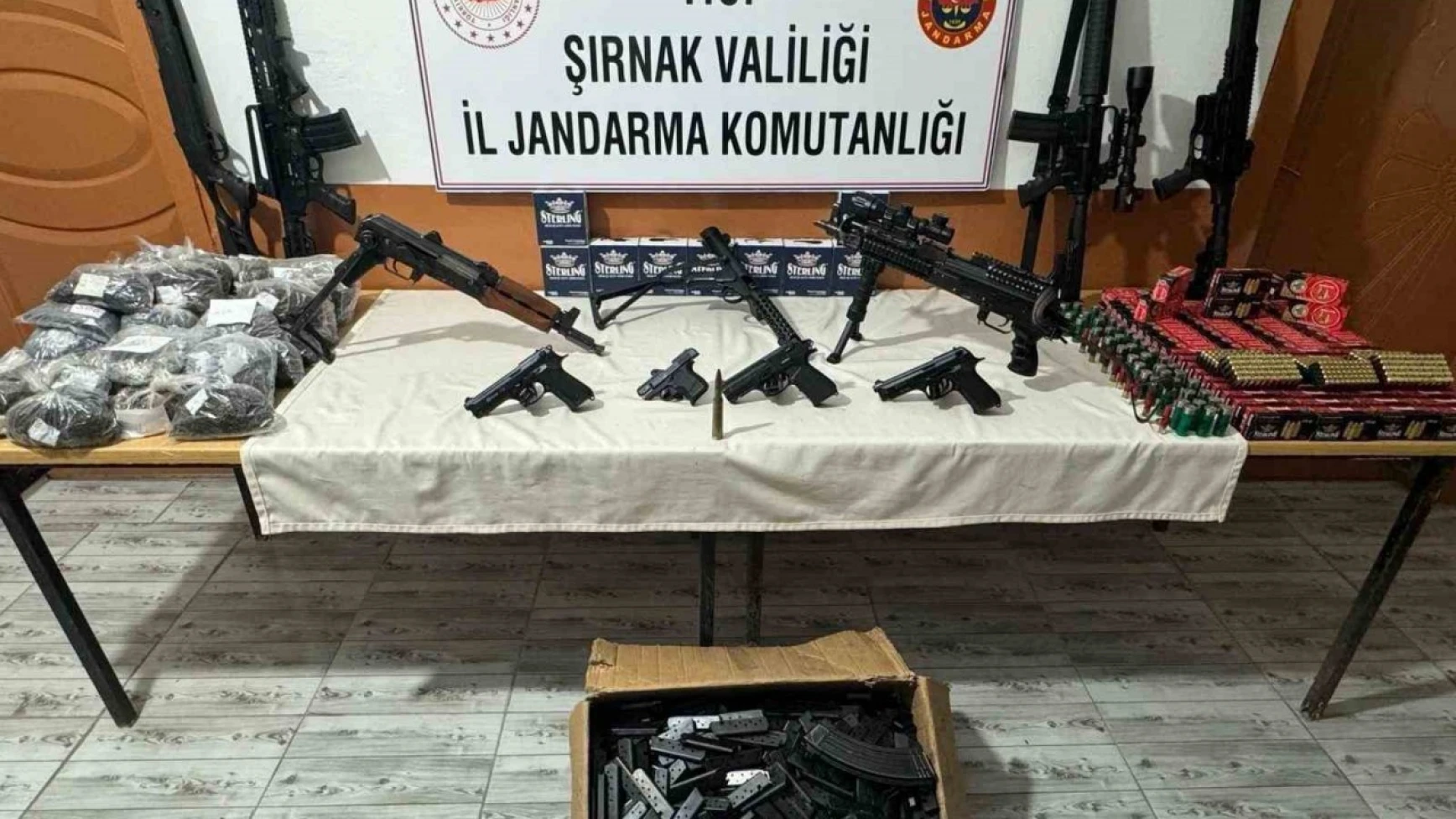 Şırnak'ta jandarmadan silah kaçakçılarına operasyon: 7 gözaltı