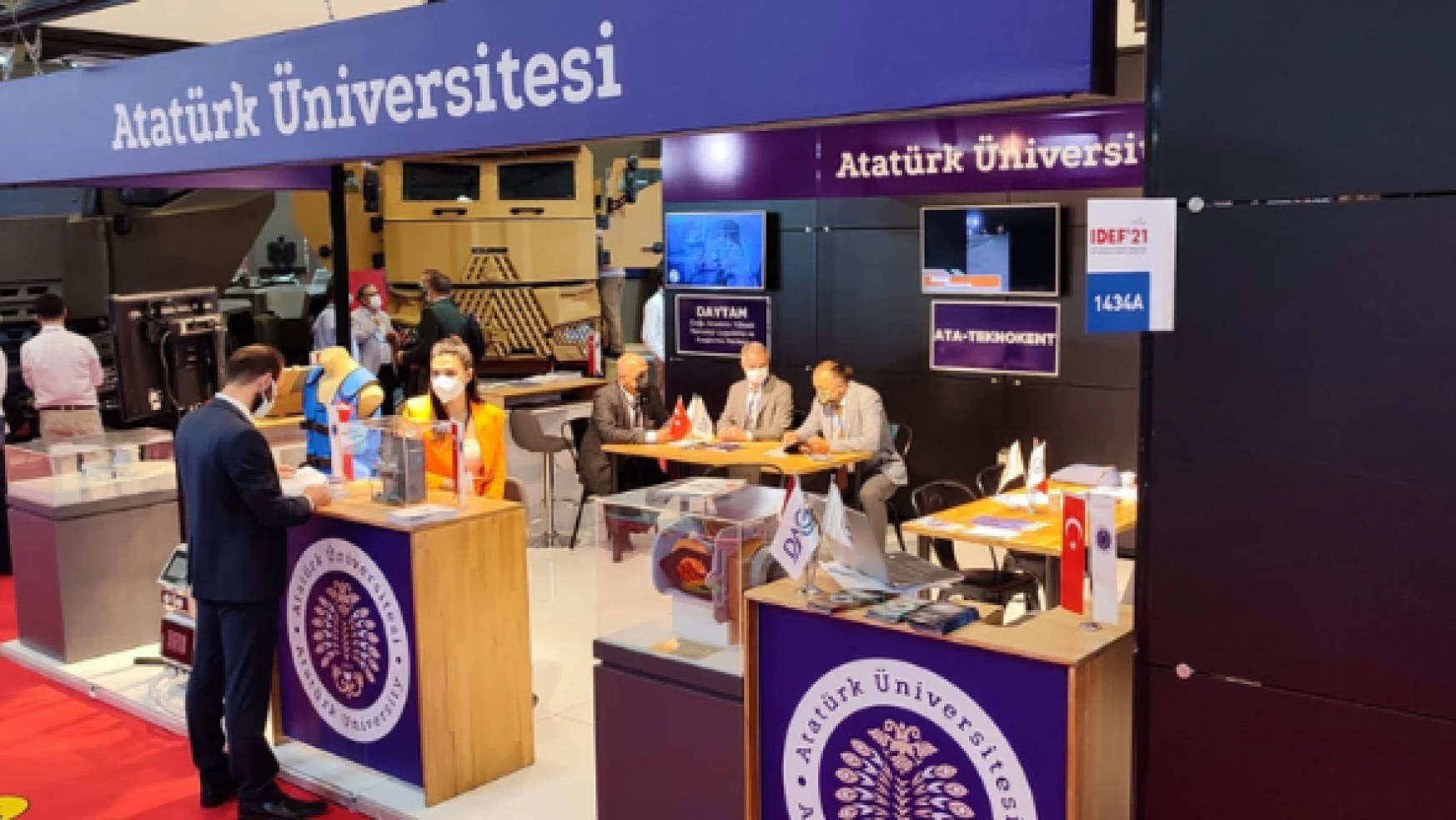 Atatürk Üniversitesi IDEF 2021'de çalışmalarını tanıttı