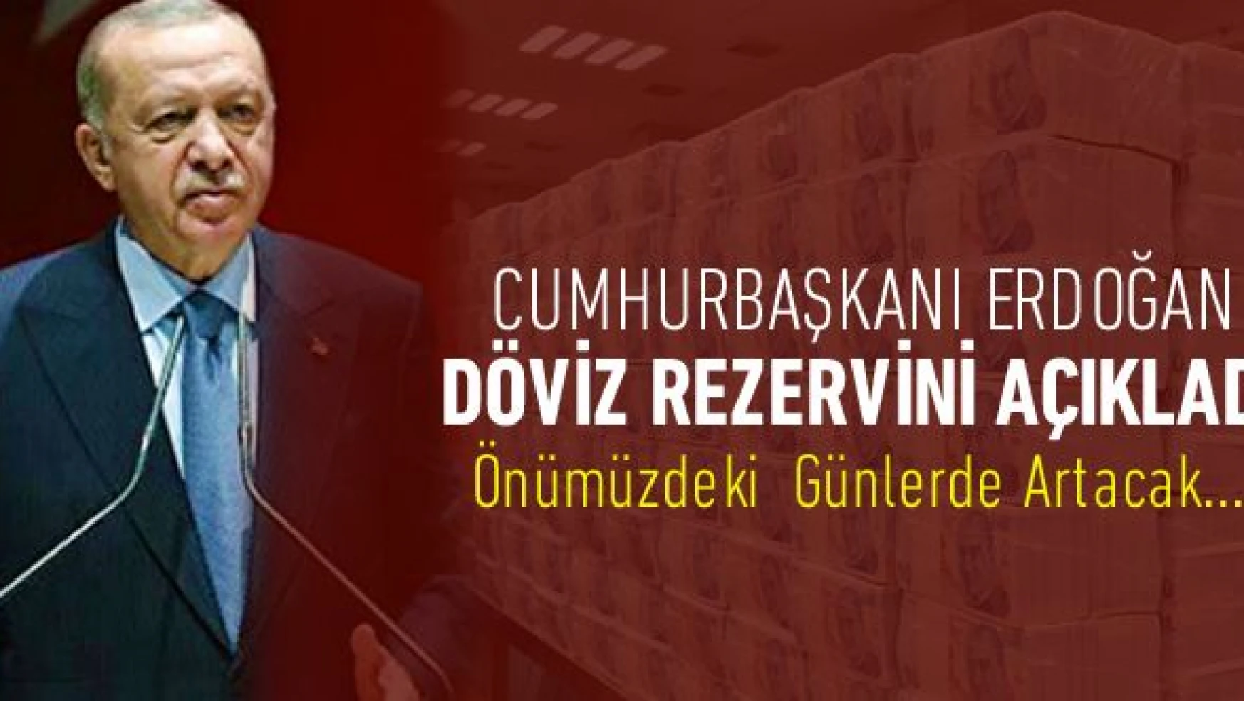 Cumhurbaşkanı Erdoğan Merkez Bankası rezervleri açıkladı