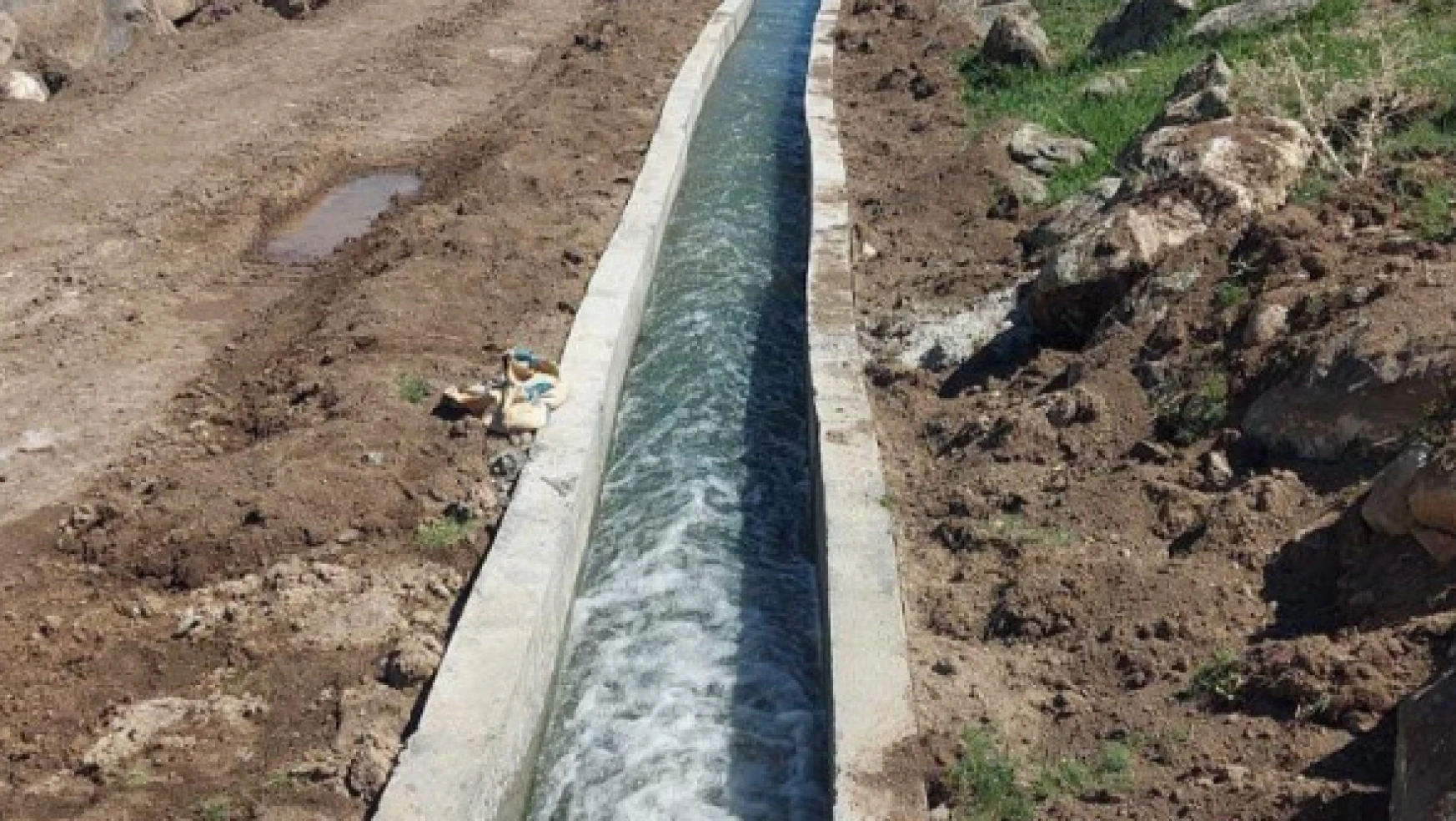 Sulama suyu tesis yapım projesi hayata geçti