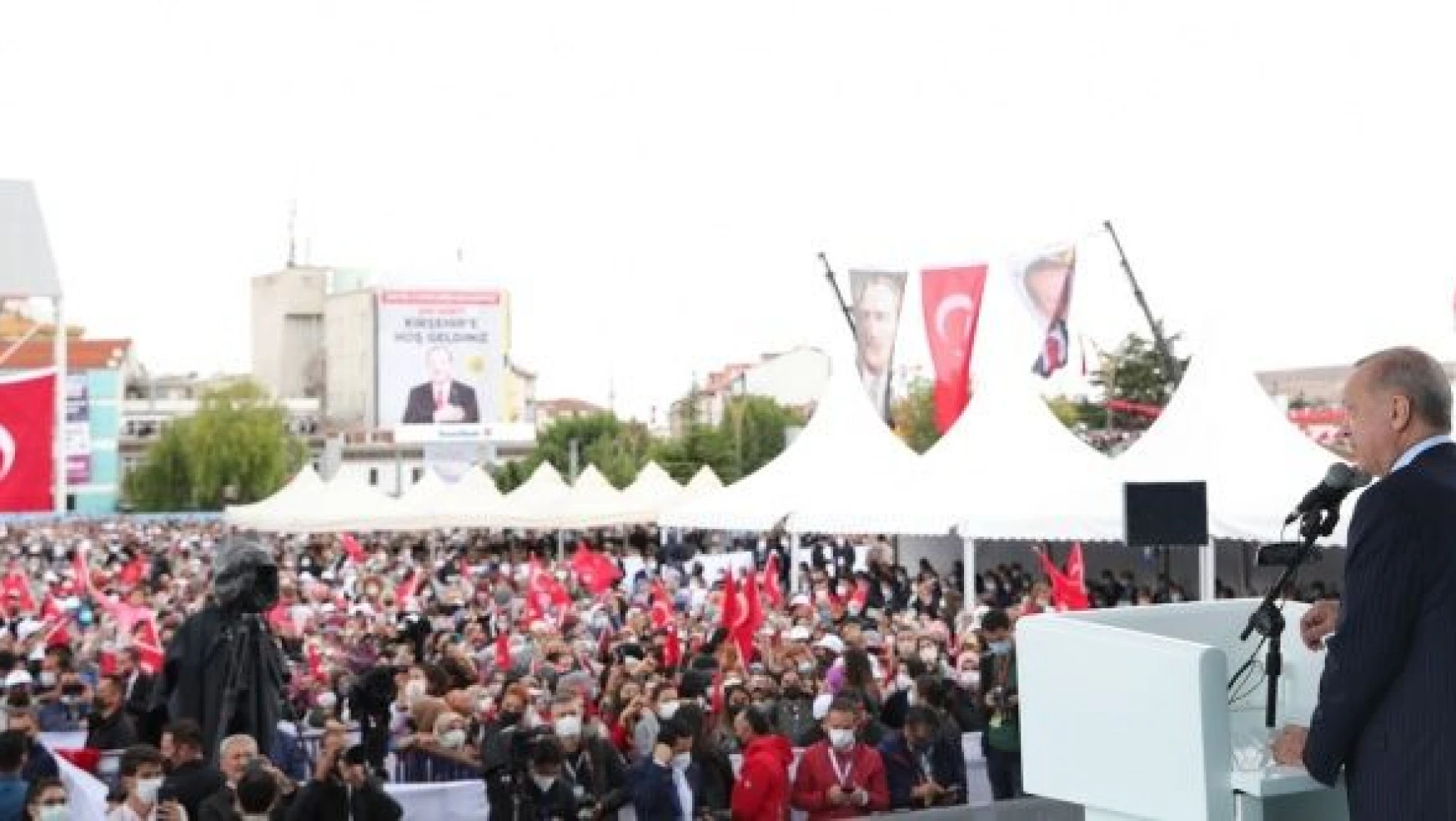 Cumhurbaşkanı Erdoğan, Kırşehir'de &quotAhi Evran İzinde Esnaf Buluşması&quotnda konuştu