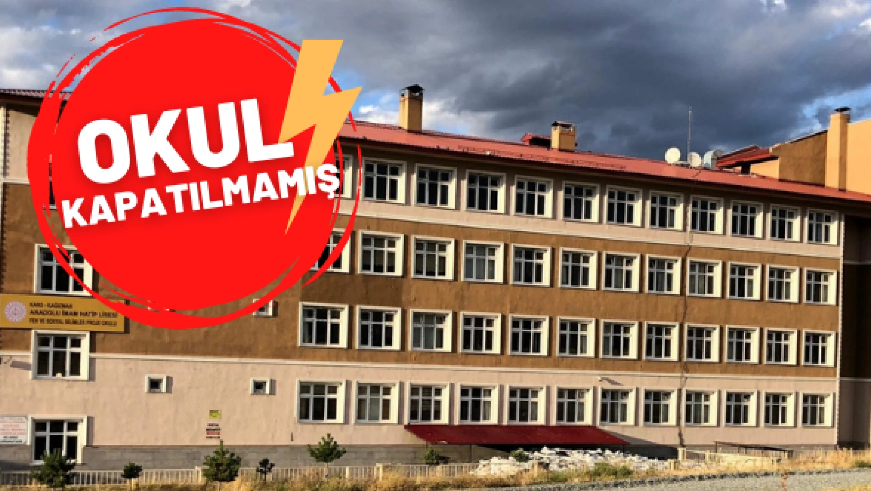 Kars Valiliği 'okul kapatıldı' iddialarını yalanladı