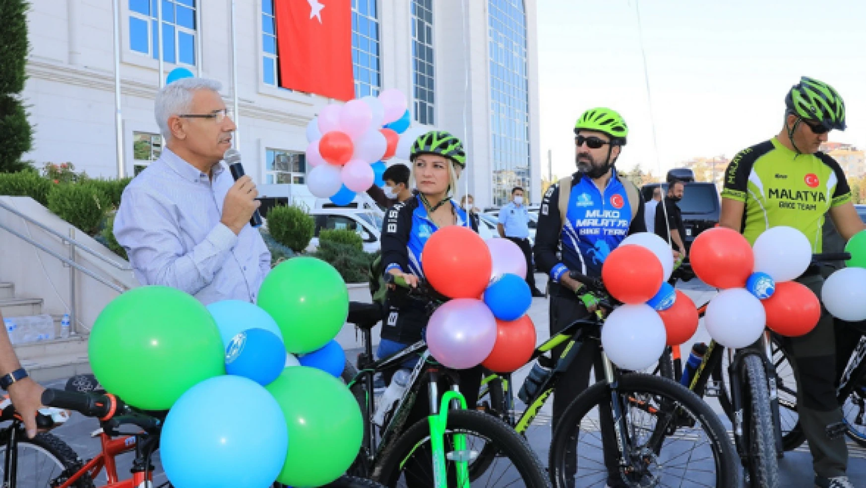 Malatya'da 'Pedalla Yeşile Yön Ver' etkinliği düzenlendi