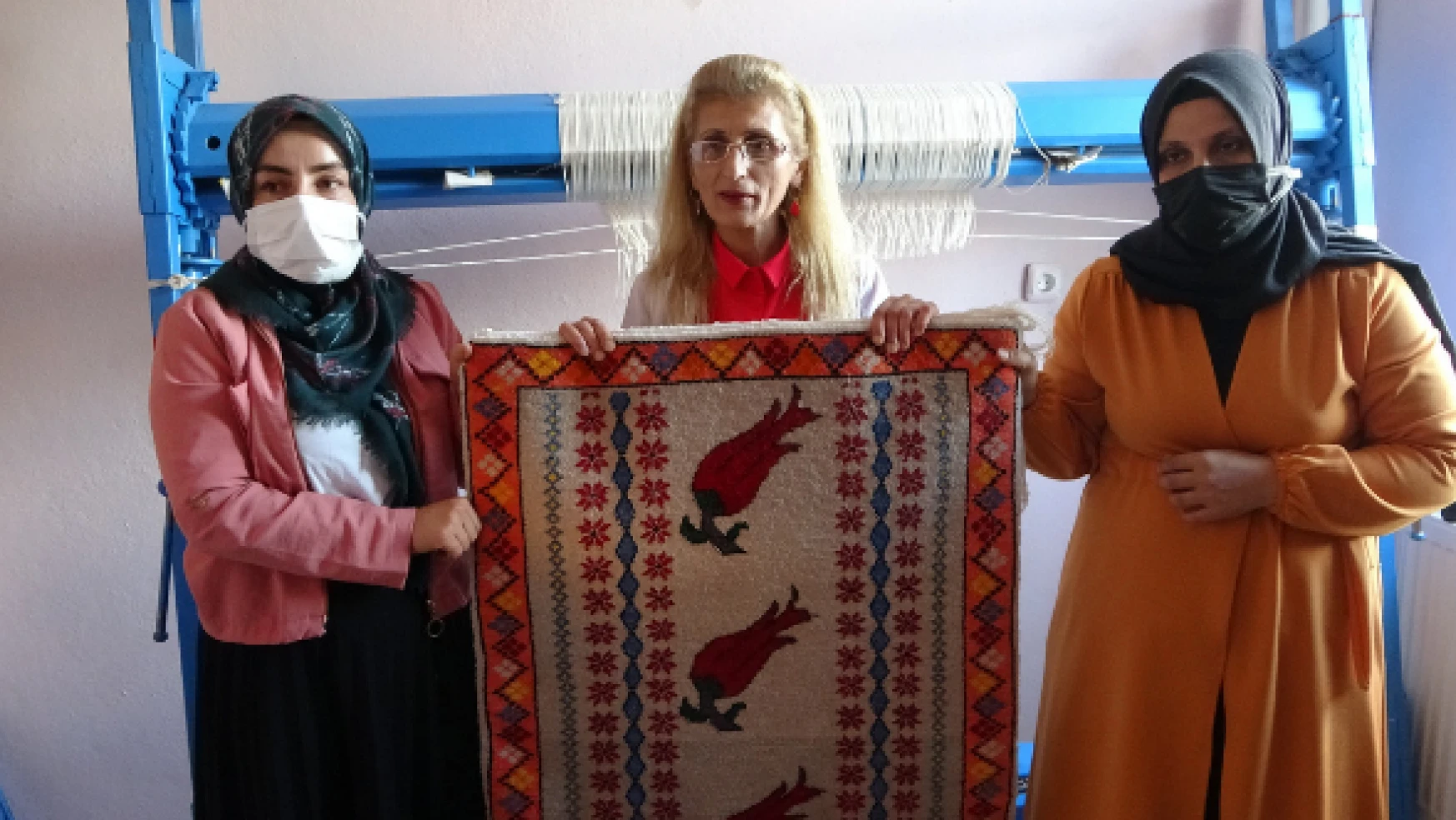 Muş'ta açılan halı kursu kadınlara umut oluyor