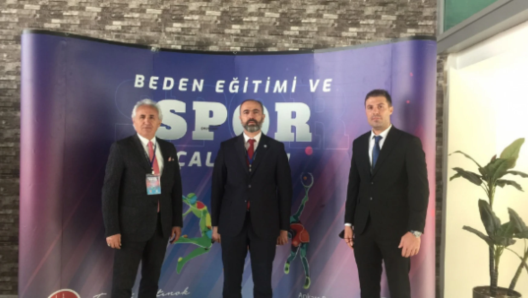 Rektör Türkmen, Beden Eğitimi ve Spor Çalıştayı'nda
