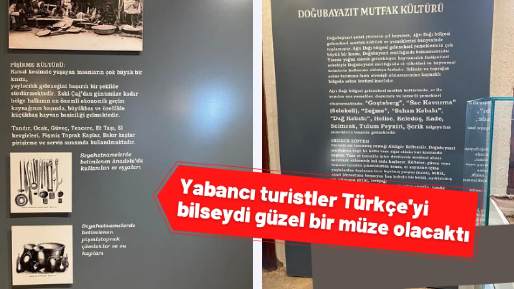 Türkçe dilli müze yabancı turist bekliyor!