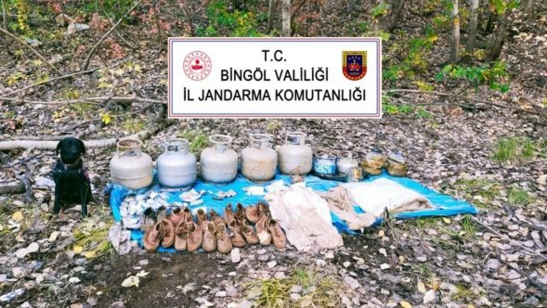 Bingöl'de terör örgütüne ait 2 sığınak imha edildi