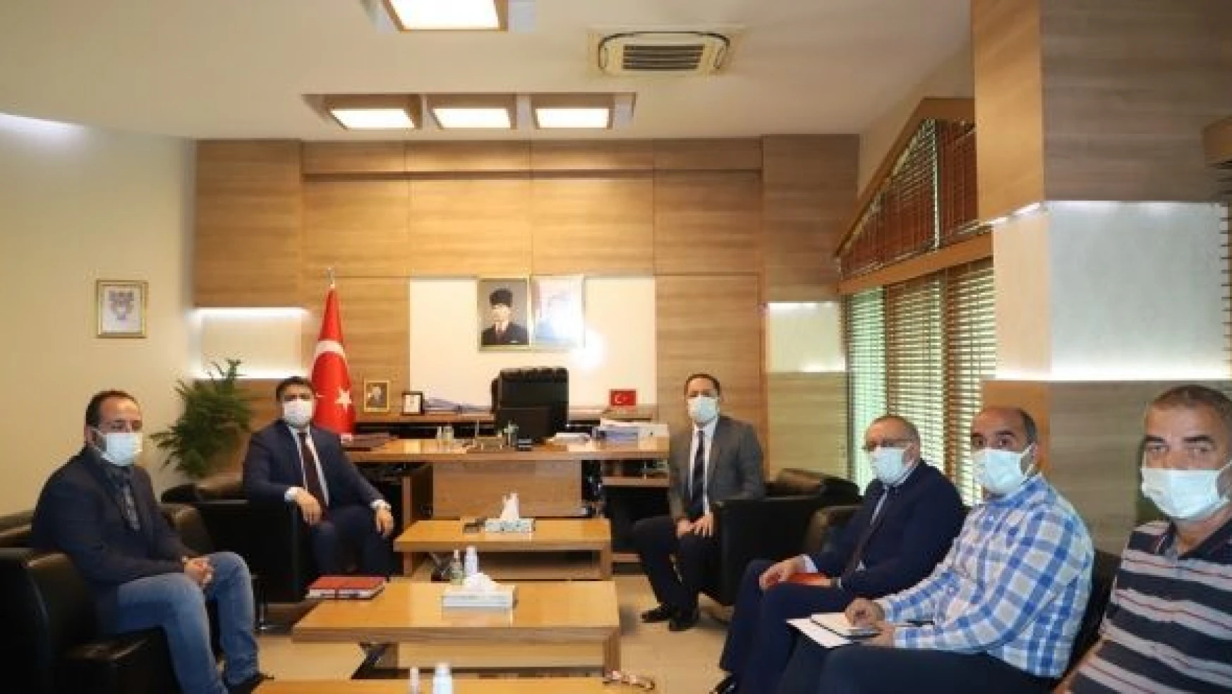 Cizre İlçe Kaymakamı ve  Diyarbakır Karayolları 9. Bölge Müdürü ile yatırımları görüştü