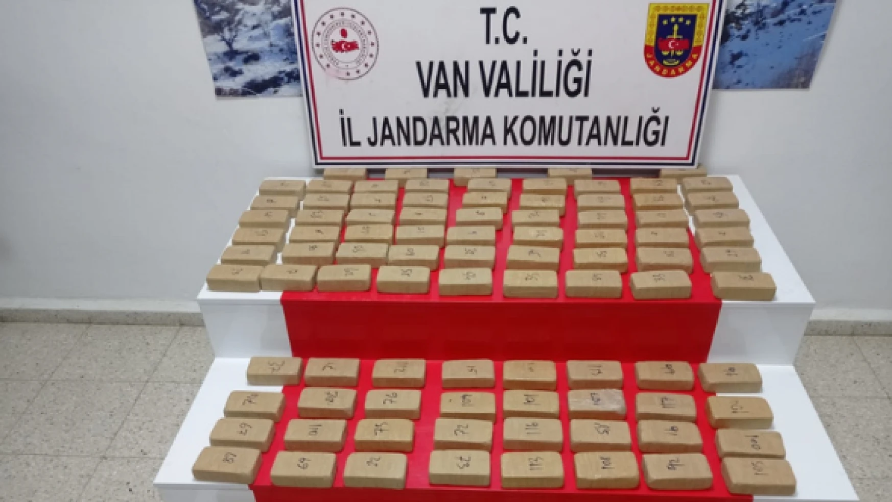 Jandarma ekipleri 123 kilo eroin ele geçirdi