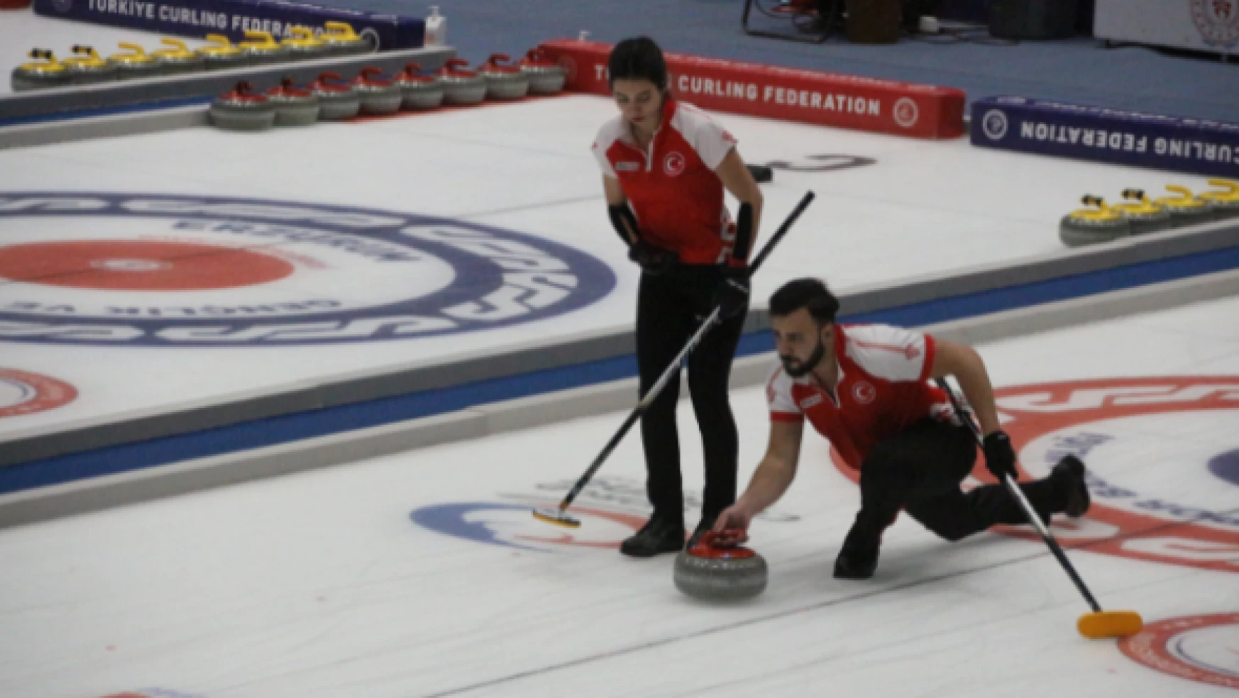 Milliler Curling'de büyük fark attı