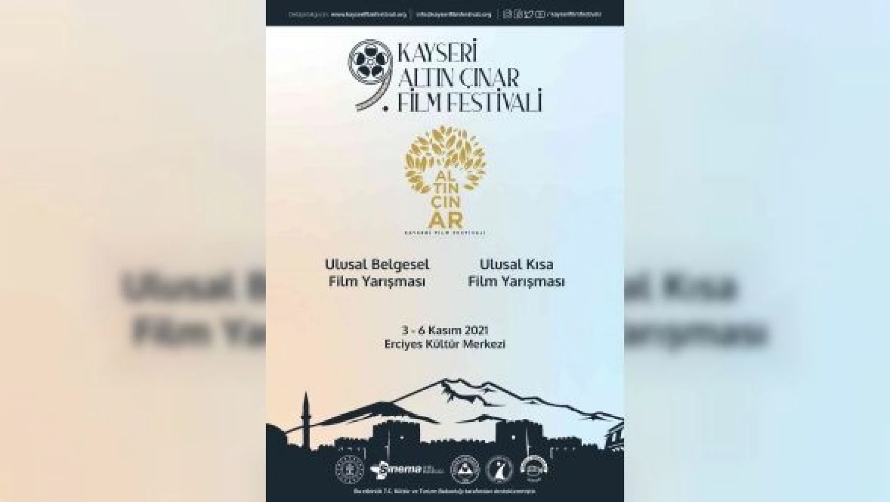 9. Kayseri Altın Çınar Film Festivali yarın başlıyor
