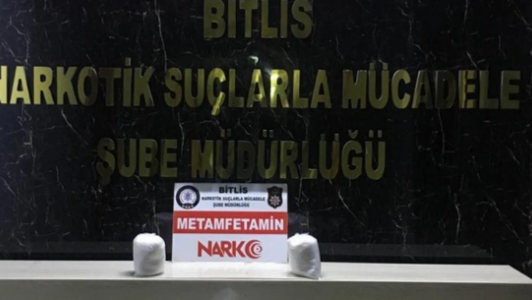 Bitlis'te metamfetamin  operasyonu