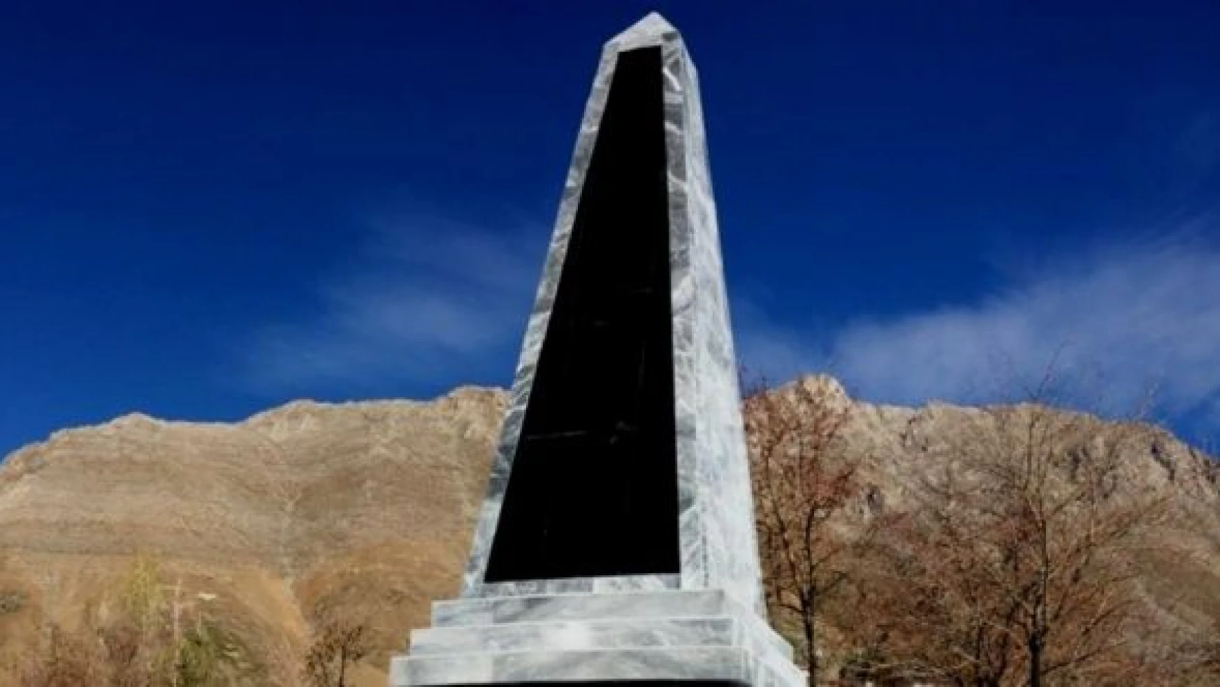 Sündüz Yaylası'nda şehit edilen 24 kişi için anıt yapıldı