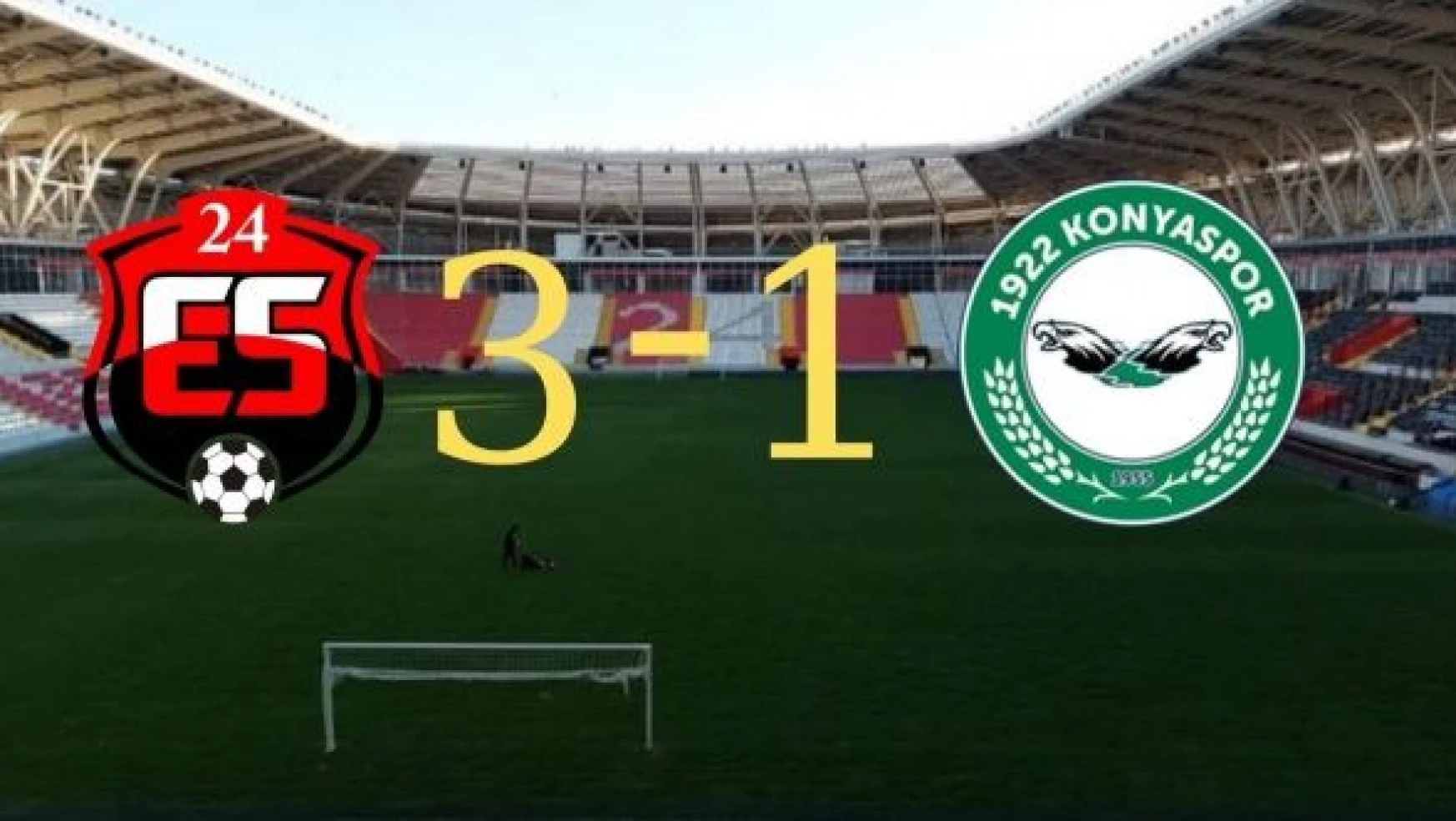 24 Erzincanspor: 3 - Anadolu 1922 Konyaspor: 1