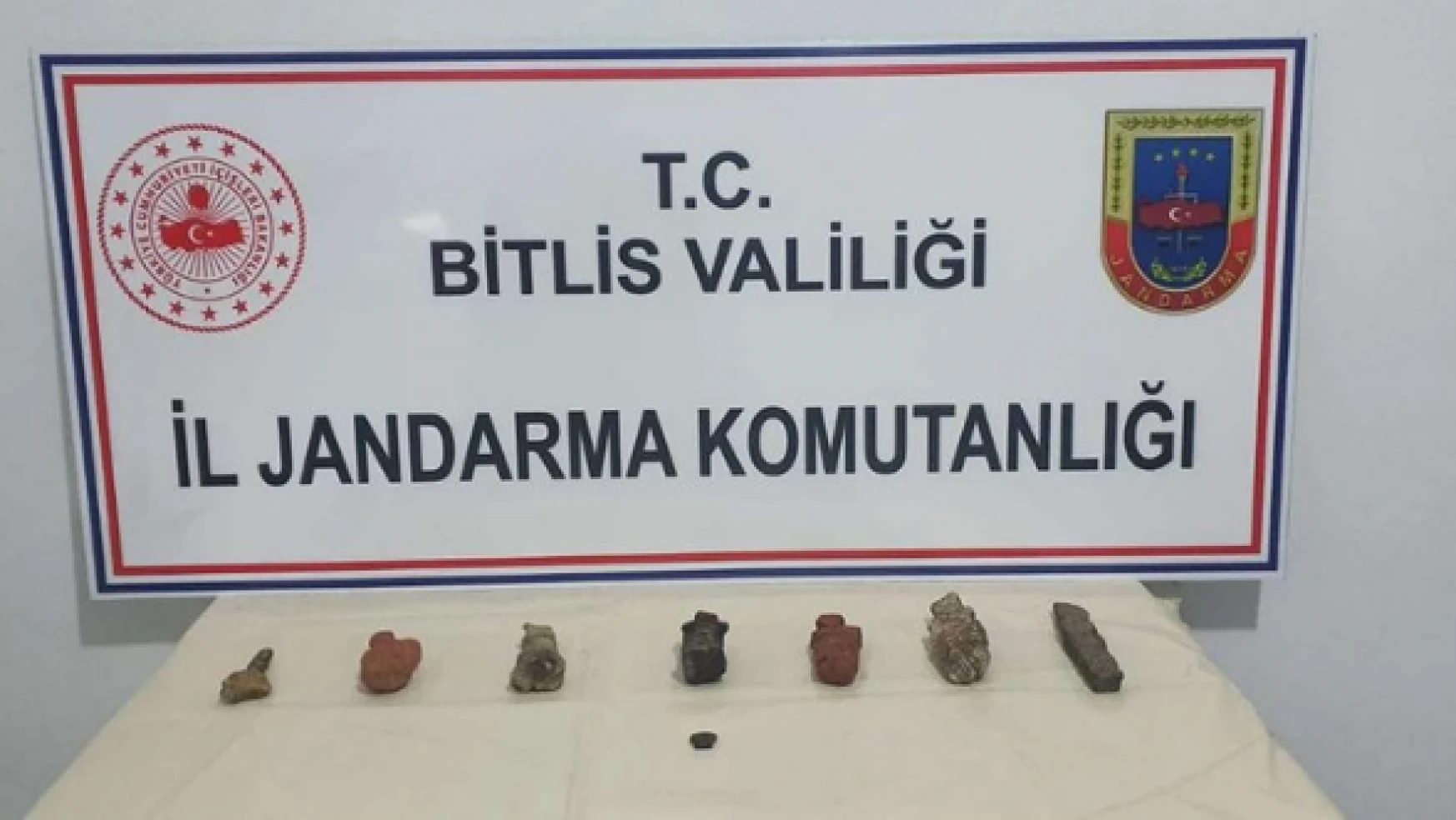 Bitlis'te tarihi obje operasyonu!