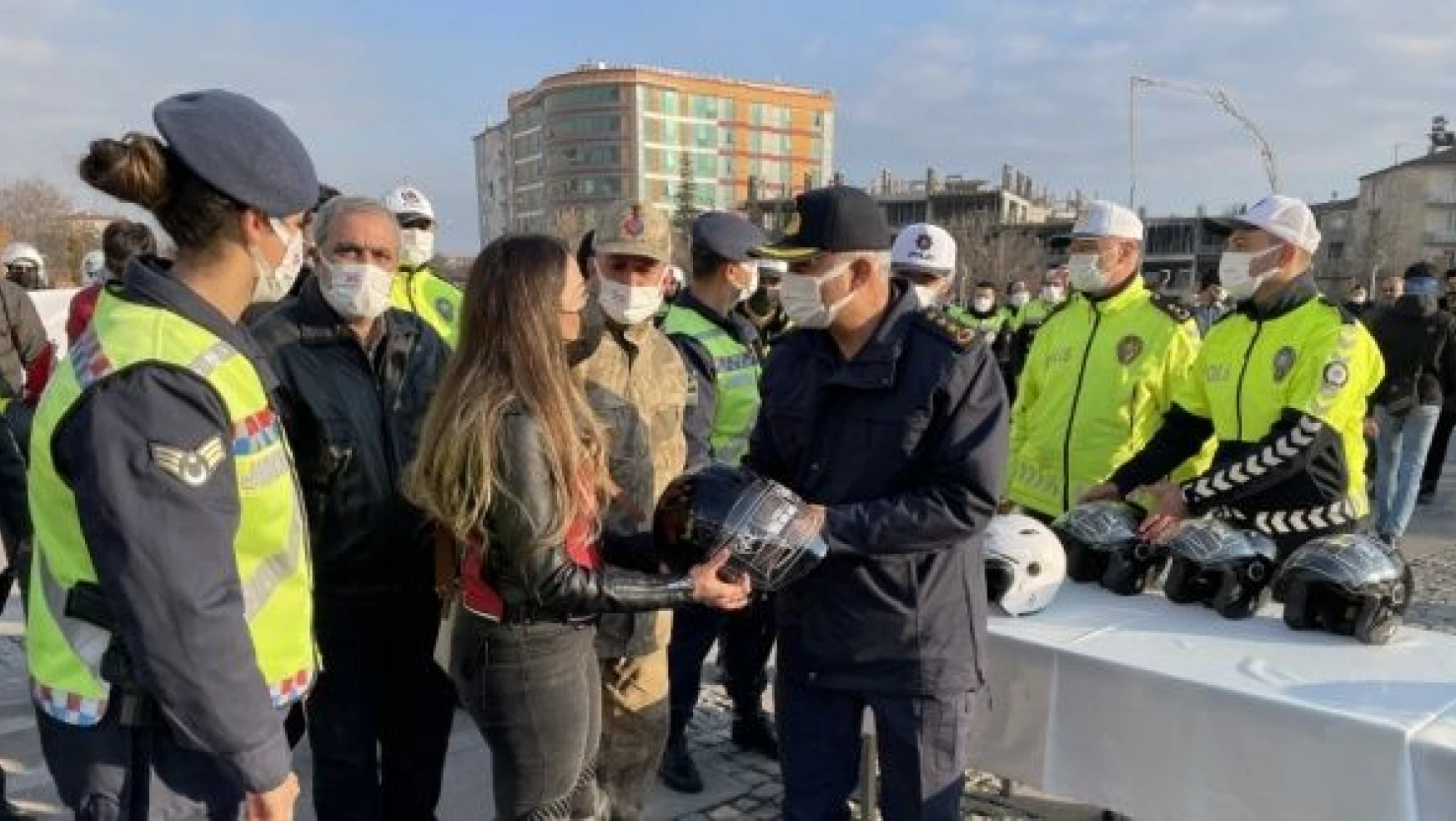 Elazığ'dan  motosiklet sürücülerine destek
