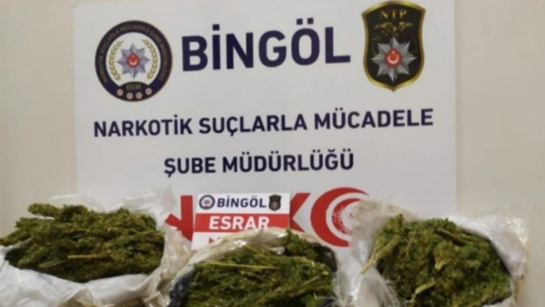 Bingöl'de uyuşturucu operasyonu!