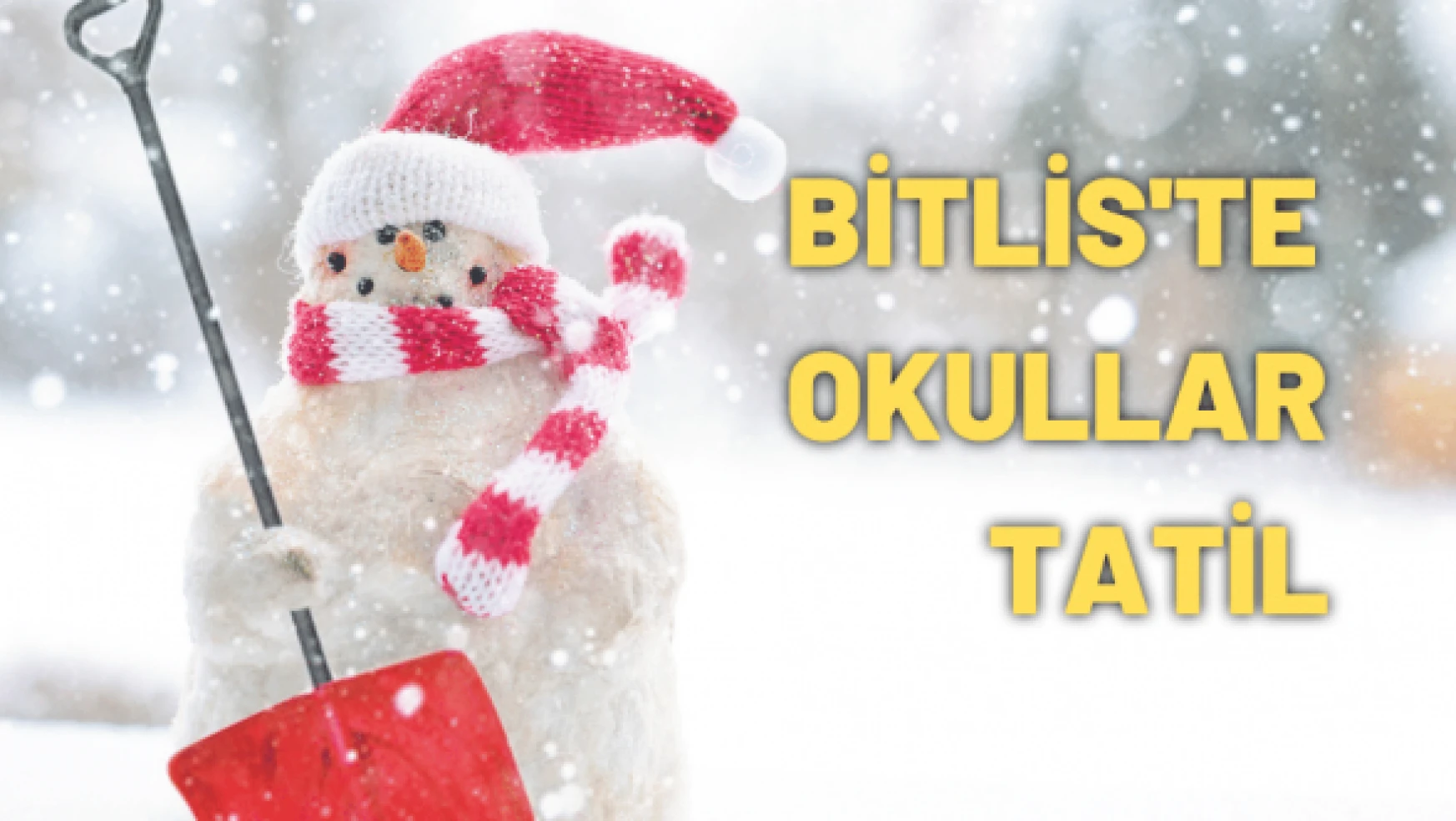 Bitlis'in Güroymak ilçesinde eğitime kar engeli
