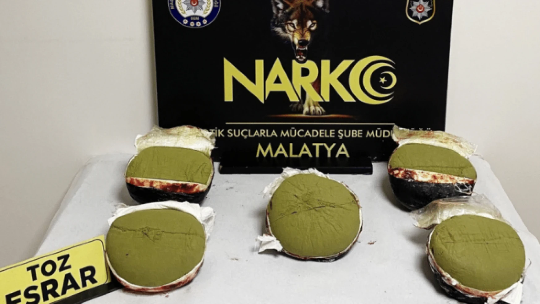 Malatya'da milyonluk uyuşturucu ele geçirildi