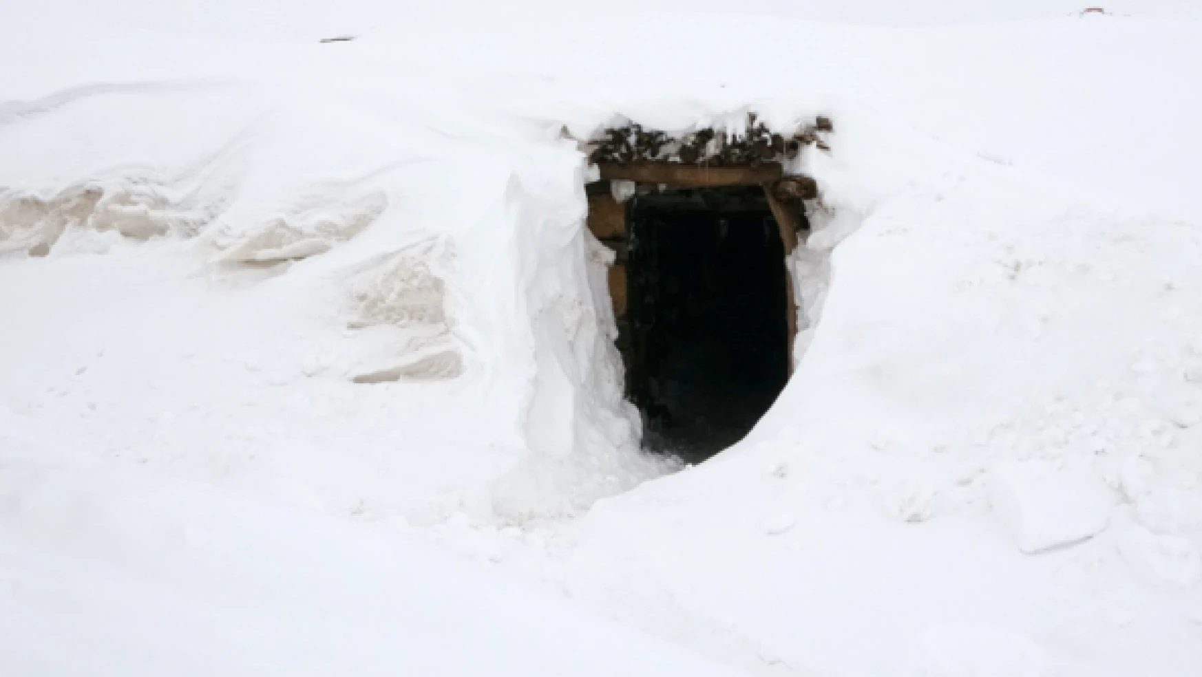 Muş'ta kar tünelleri açıldı!