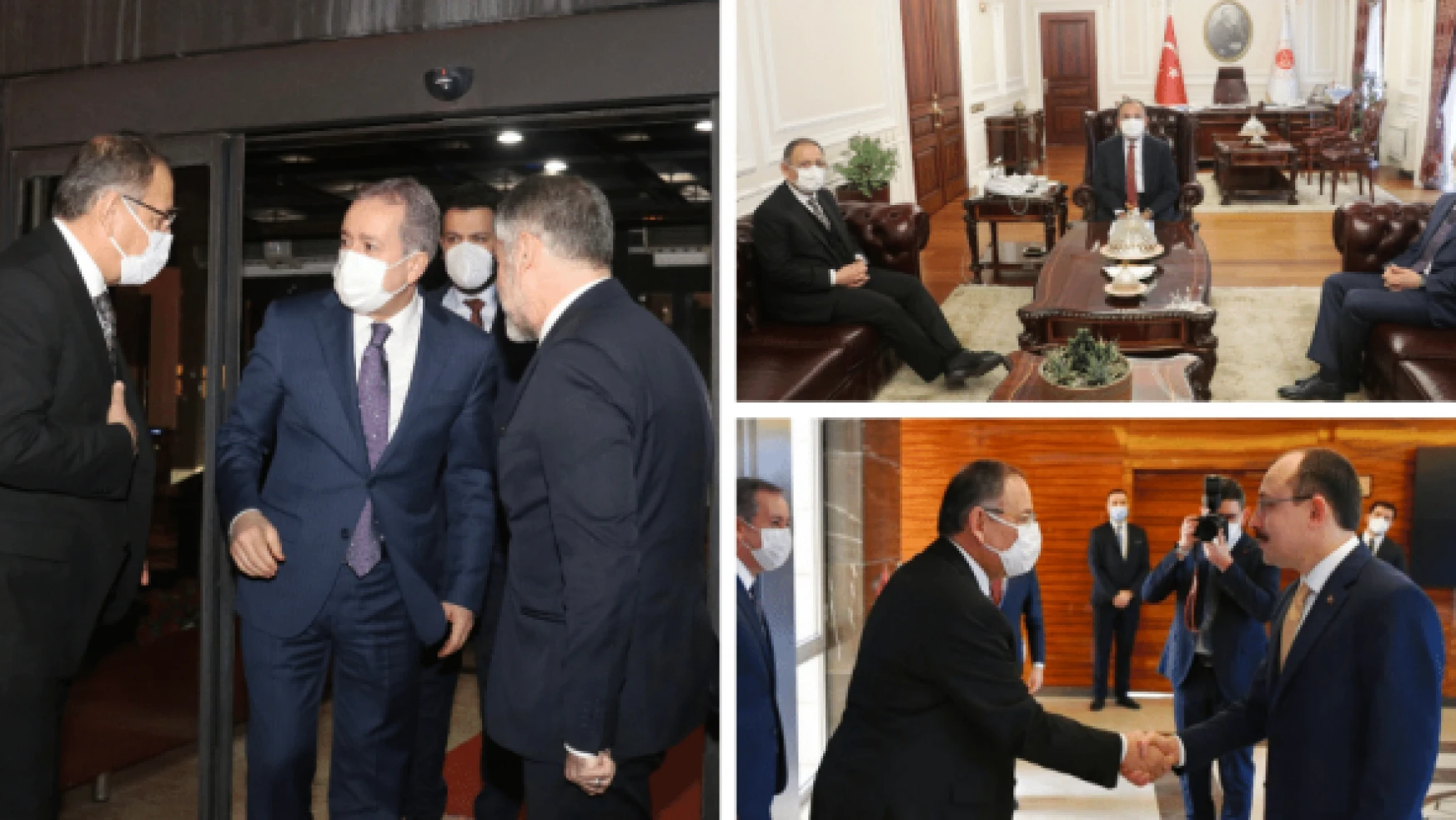 AK Parti Genel Başkan Yardımcısı Özhaseki, Bakan Nebati, Bozdağ ve Muş'la görüştü